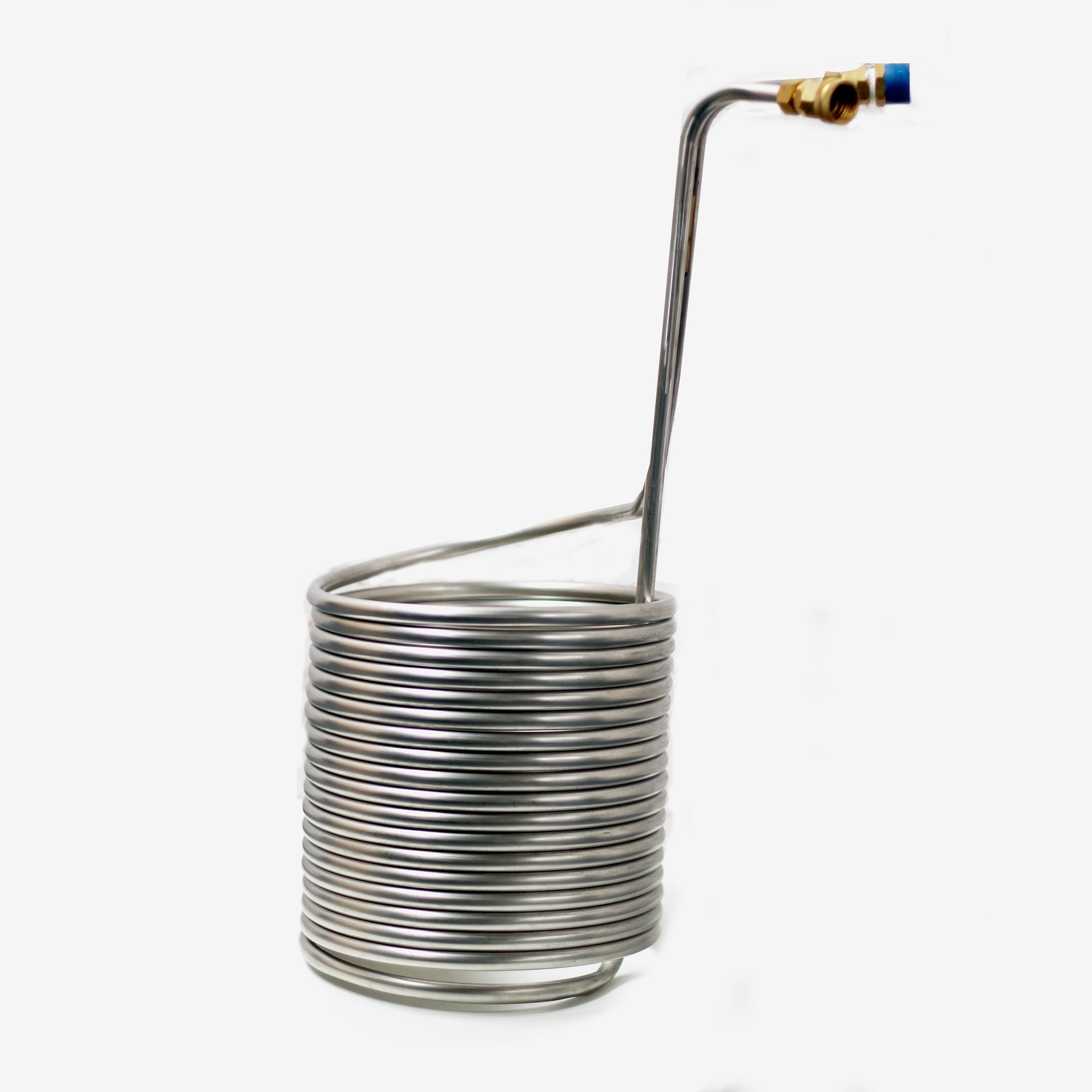SISHUINIANHUA Stainless Steel Heat Exchangers Coil 1/2 & 3/8Port & Spiral Tube Coil,Beer/Wine Cooler for Homebrew Immersion Wort Chiller 